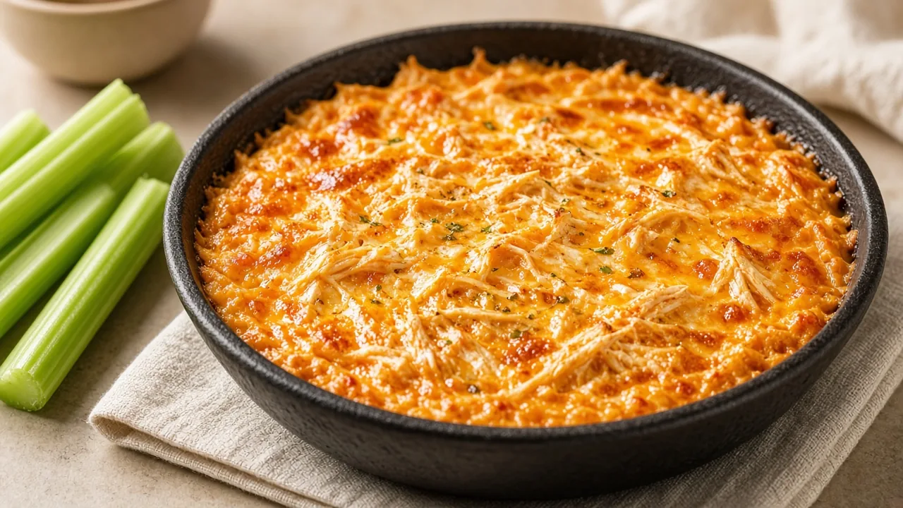 Baked Buffalo Chicken Dip